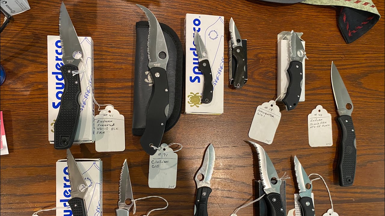 Pawnshop Treasure!! Vintage Spyderco Collection!!