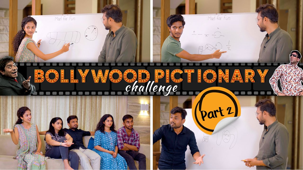 Bollywood Pictionary Challenge - Part 2 ✏️ | Mad For Fun