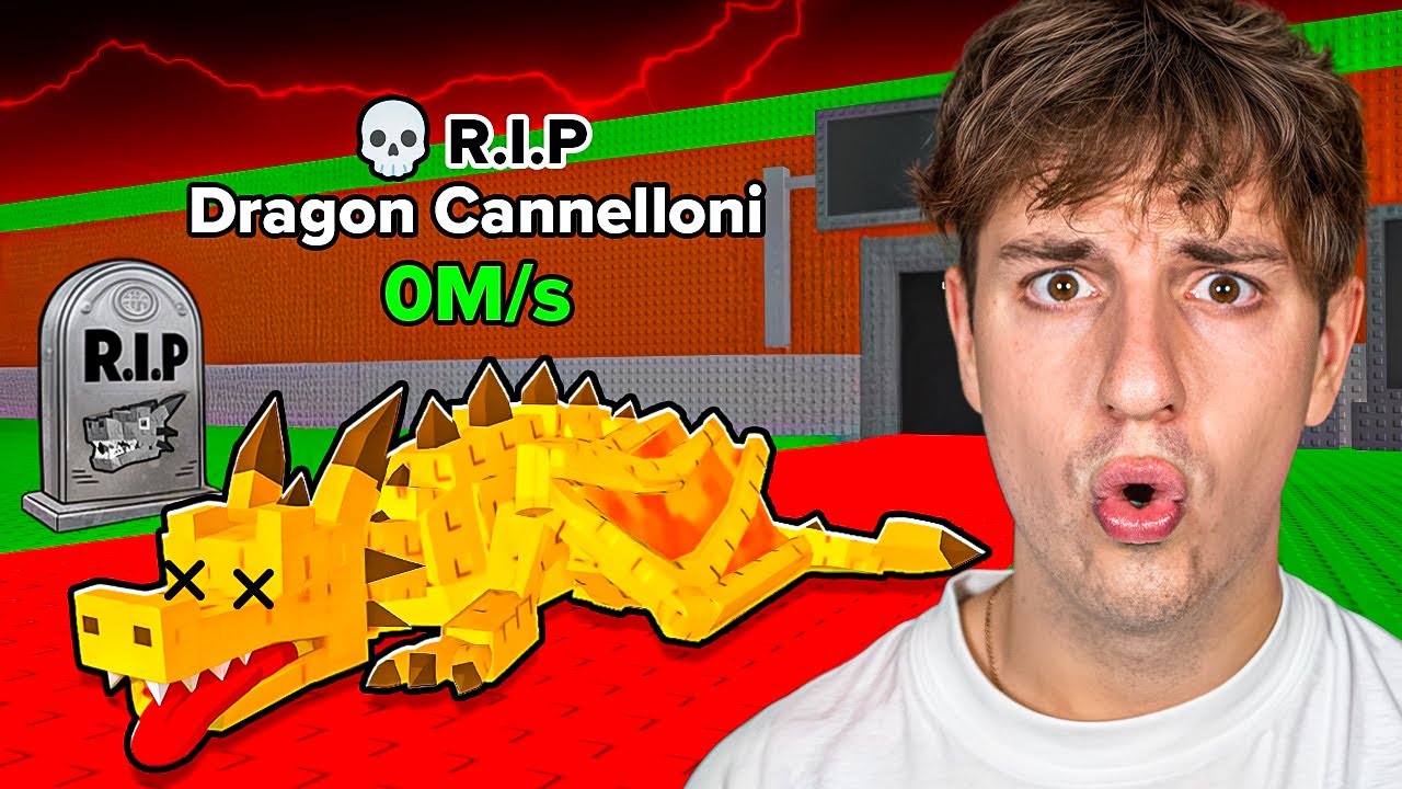 Ukradłem ADMINOWI DRAGON CANNELLONI w RIP BRAINROT Roblox 
