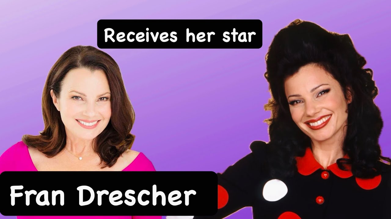 The Nanny Gets Her Star Fran Drescher Honored on Hollywood's Walk of Fame 