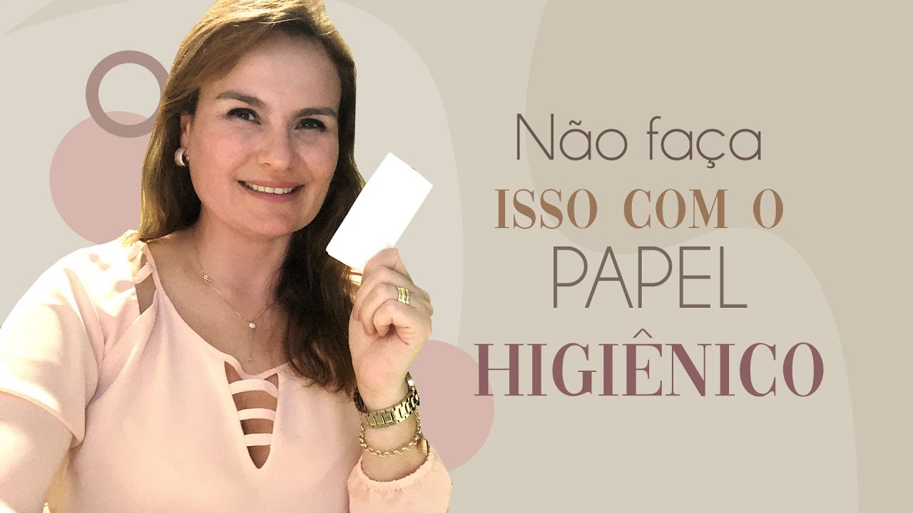 Não faça isso com o papel higiênico!