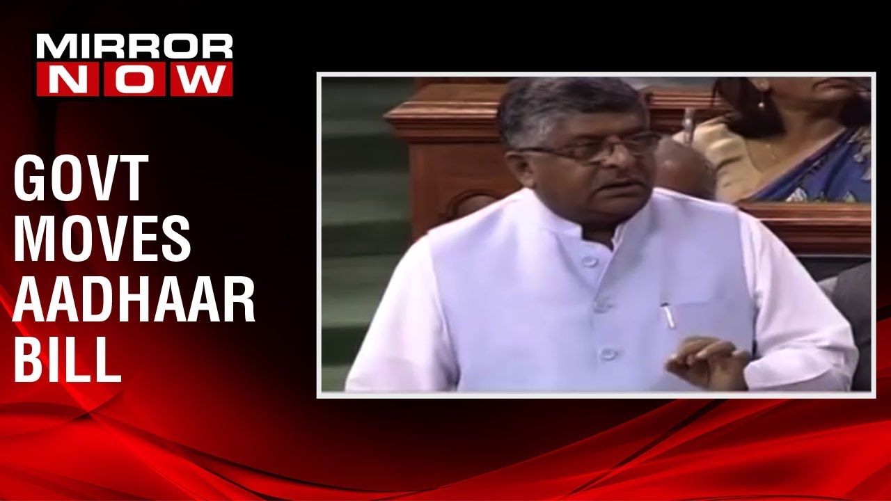 Aadhaar Amendment Bill introduced in Lok Sabha, opposition raises concerns over bill