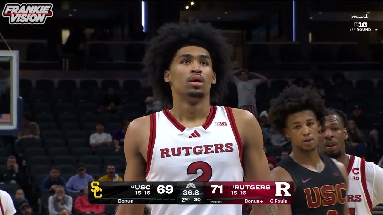 Dylan Harper | 27 PTS 8 AST 8 REBS vs USC | BIG TEN TOURNEY | 3.12.25