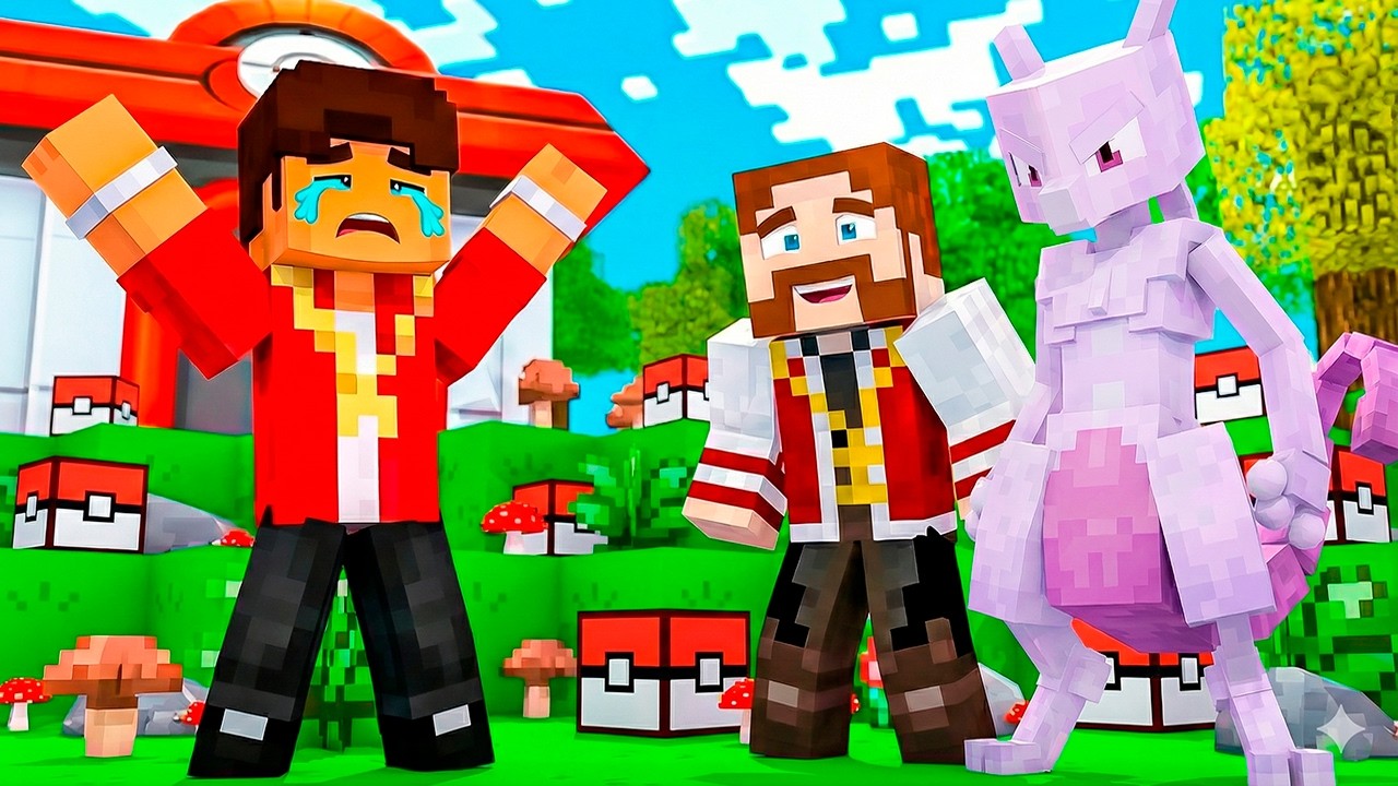 Ele ROUBOU o meu POKÉMON LENDÁRIO no NOVO MINIGAME de MINECRAFT COBBLEMON!
