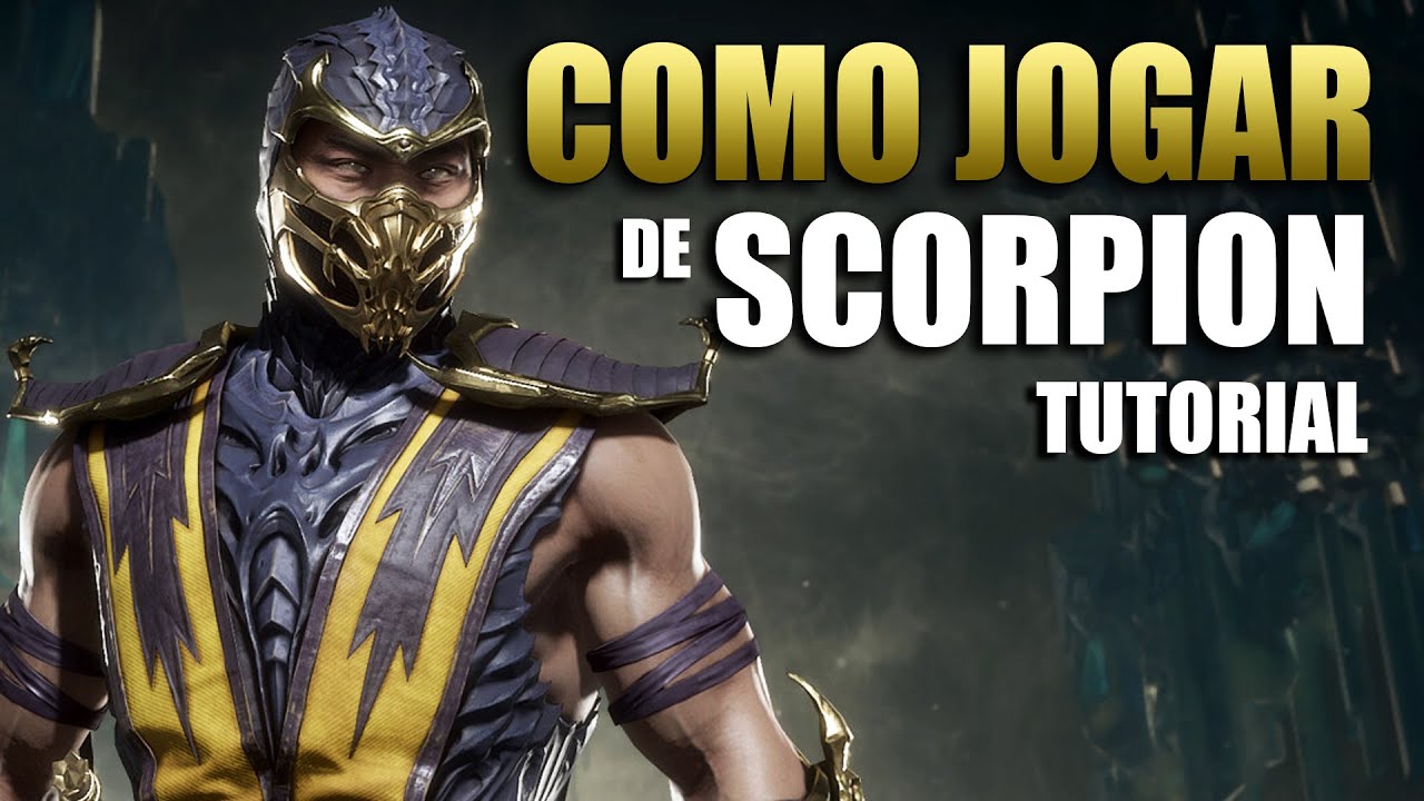 Como aprender a jogar de SCORPION MK11 COMBOS TUTORIAL 2025