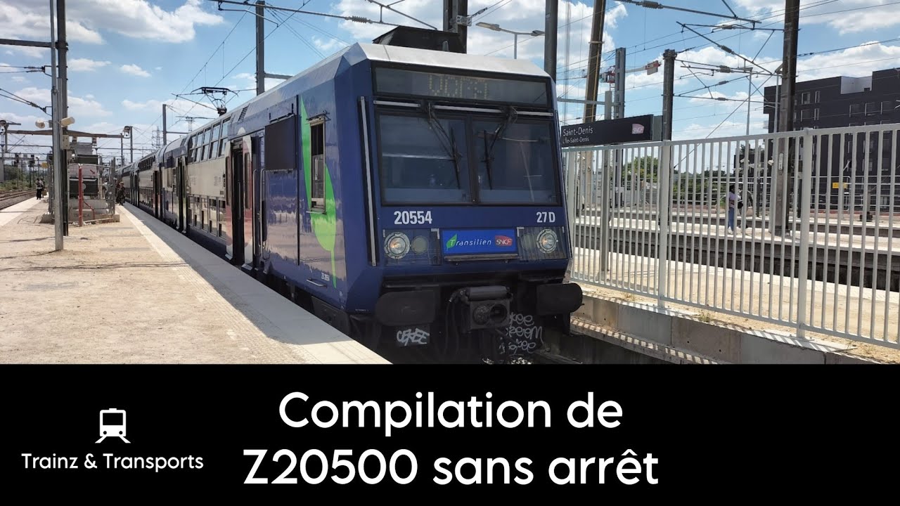 RER D : Compilation de Z20500 sans arrêt (2)