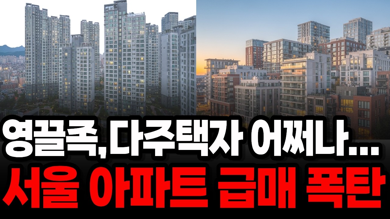 영끌족,다주택자 어쩌나...서울 아파트 급매 폭탄 |노후경제|오디오북|노후지혜|노후건강