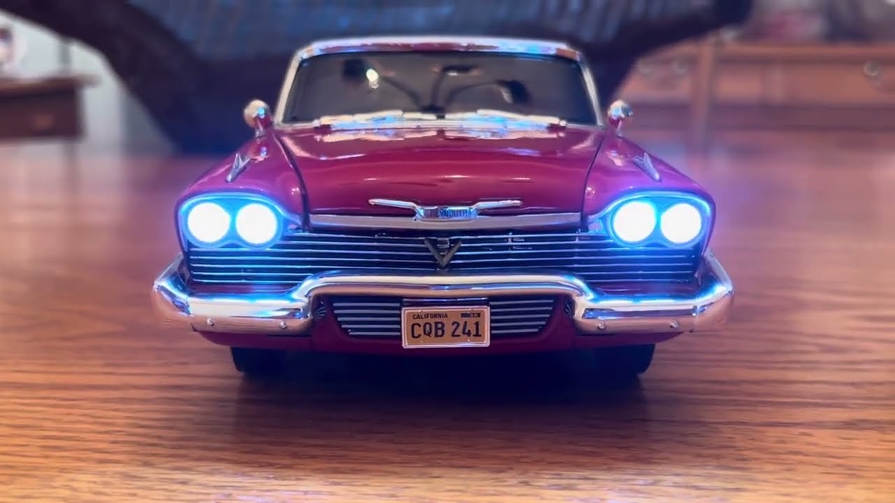 Auto World’s 1:18 scale diecast 1958 Plymouth fury Horror movie car “Christine” Unboxing and Review