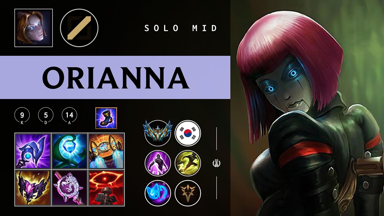 Orianna Mid vs Corki - KR Challenger Patch 26.06