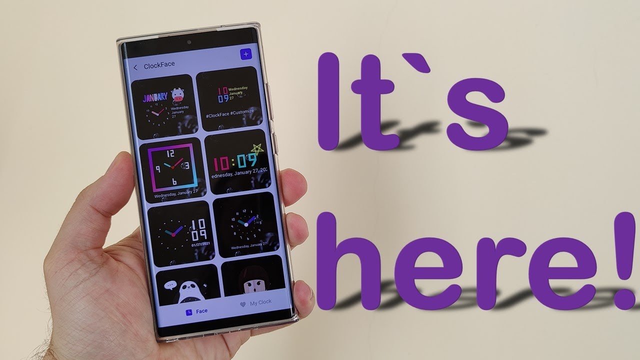 Samsung Clock Face Module FINALLY works with ONE UI 3 - Let`s TEST IT!