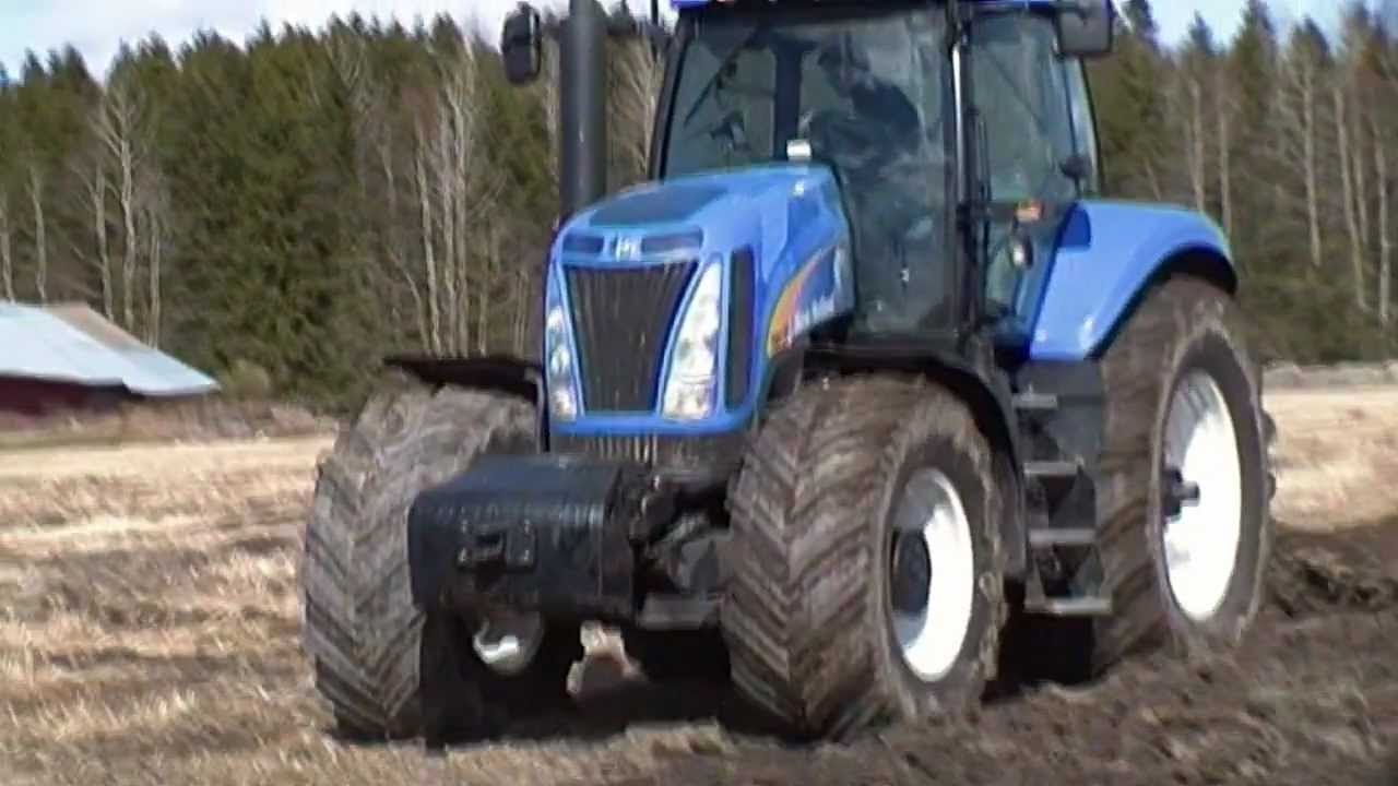 New Holland T8030 & Kverneland EG85 6 furrow reversible