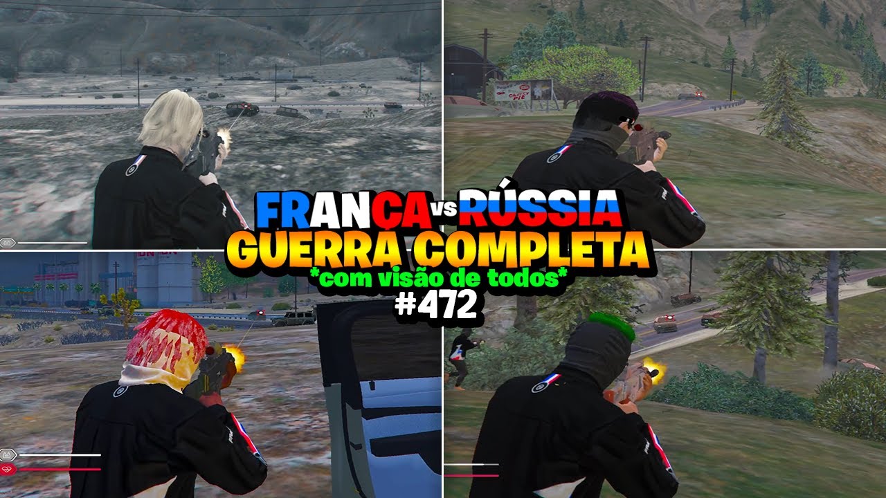FRANÇA vs RÚSSIA | GUERRA COMPLETA + VISÃO DE TODOS EP 472