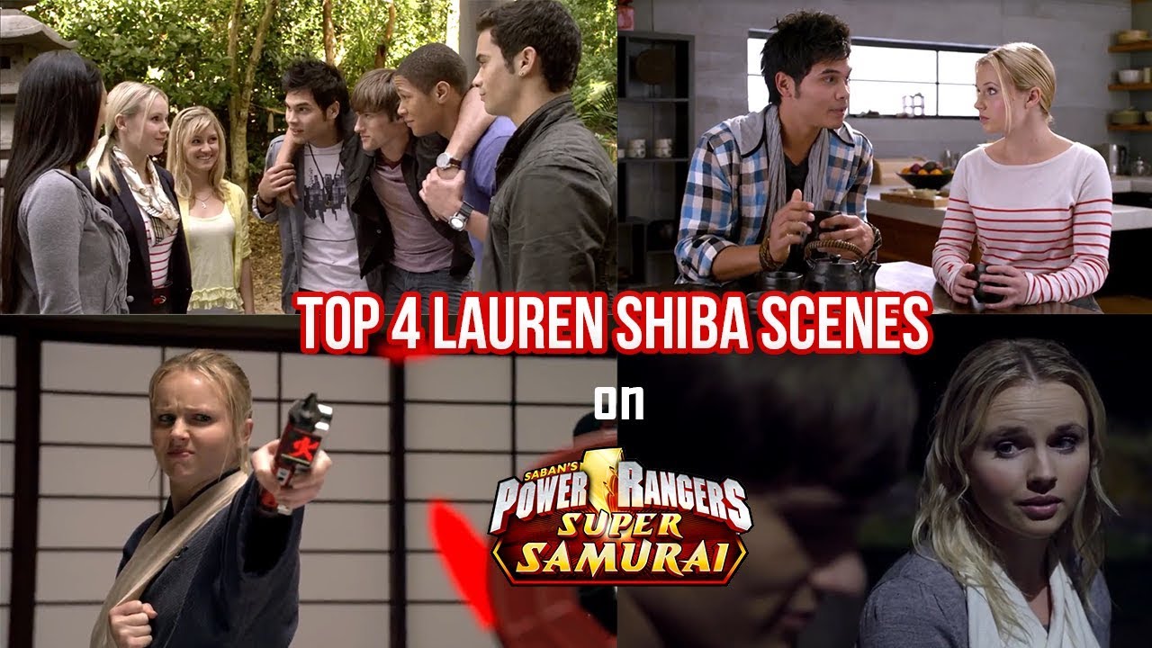 Top 4 Lauren Shiba Scenes on Power Rangers Super Samurai | Happy Lauren Shiba Day!