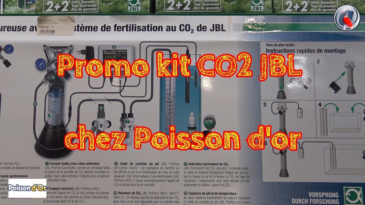 Promo kit CO2 JBL chez Poisson d'or