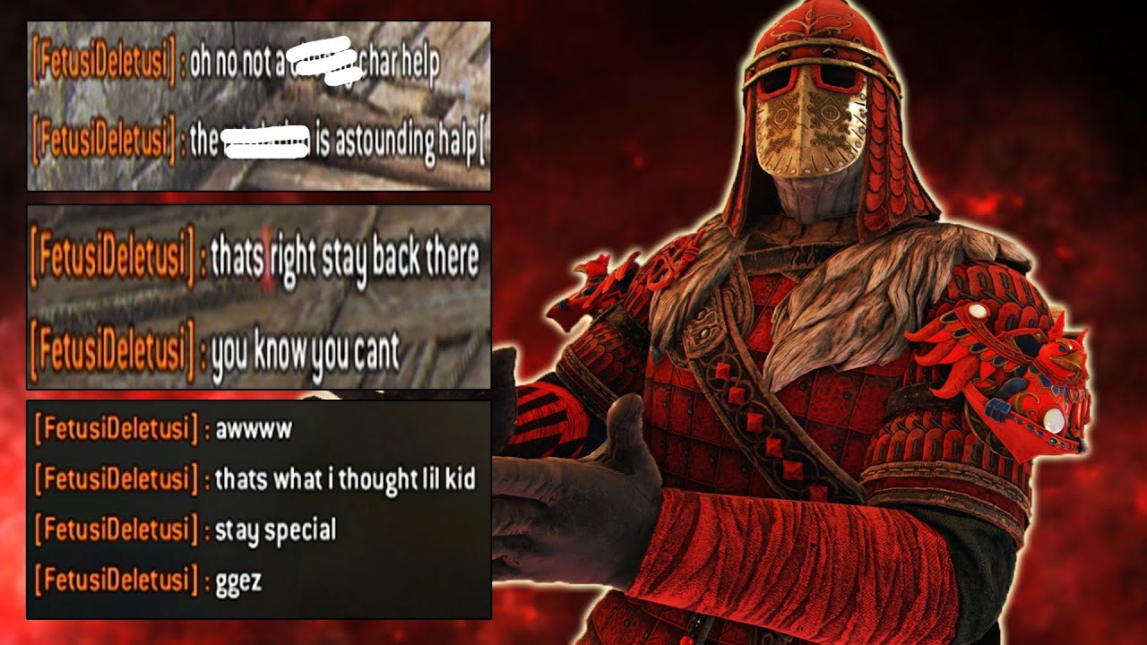 Самый большой Manchild играет очень грязно, но всё равно проигрывает | For Honor