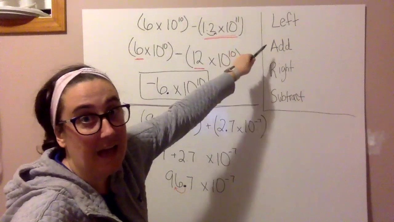 Operations with Scientific Notation