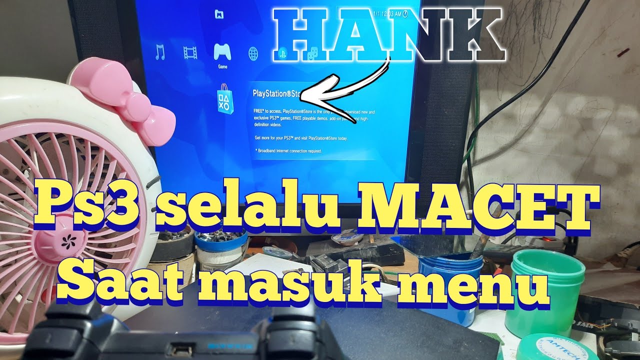 Ps3 MACET atau HENK saat masuk menu XMB