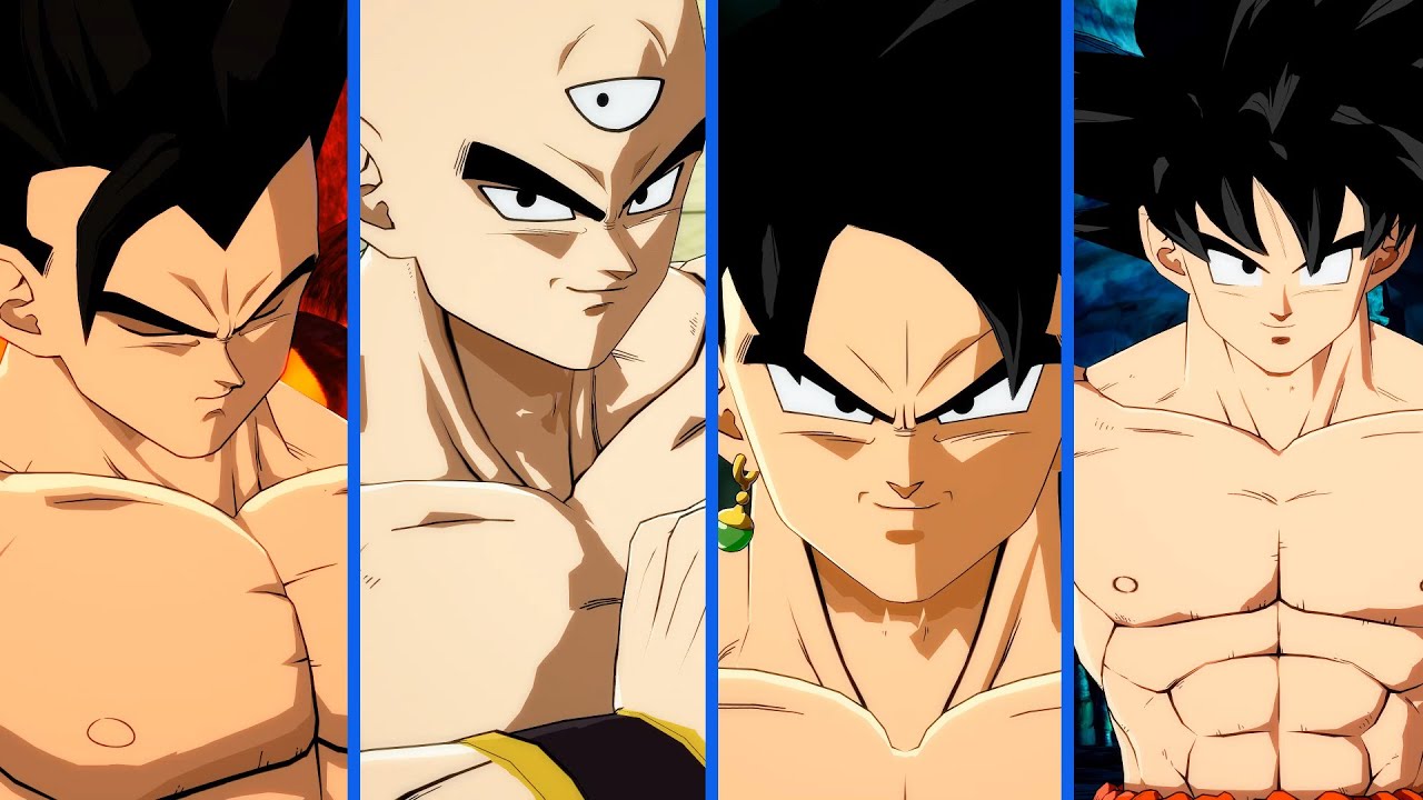 Shirtless & Vestless  Mods Compilation - Dragon Ball FighterZ Mods