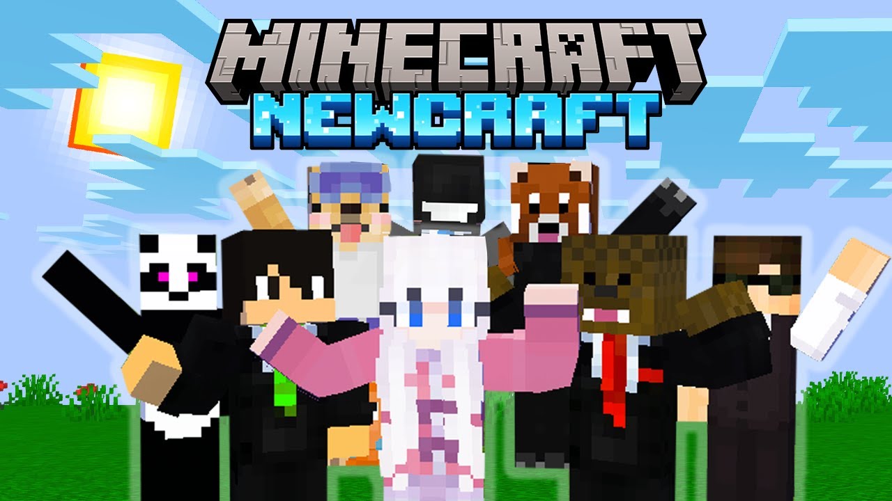 NOUA SERIE de MINECRAFT cu YouTuberii *NEWCRAFT*