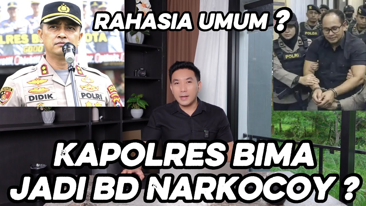 GAK BERKUTIK !! KAPOLRES BIMA JADI KEPALA NARK0C0Y NTB ?? NAMA BESAR BERBINTANG MASUK JARINGANNYA ??