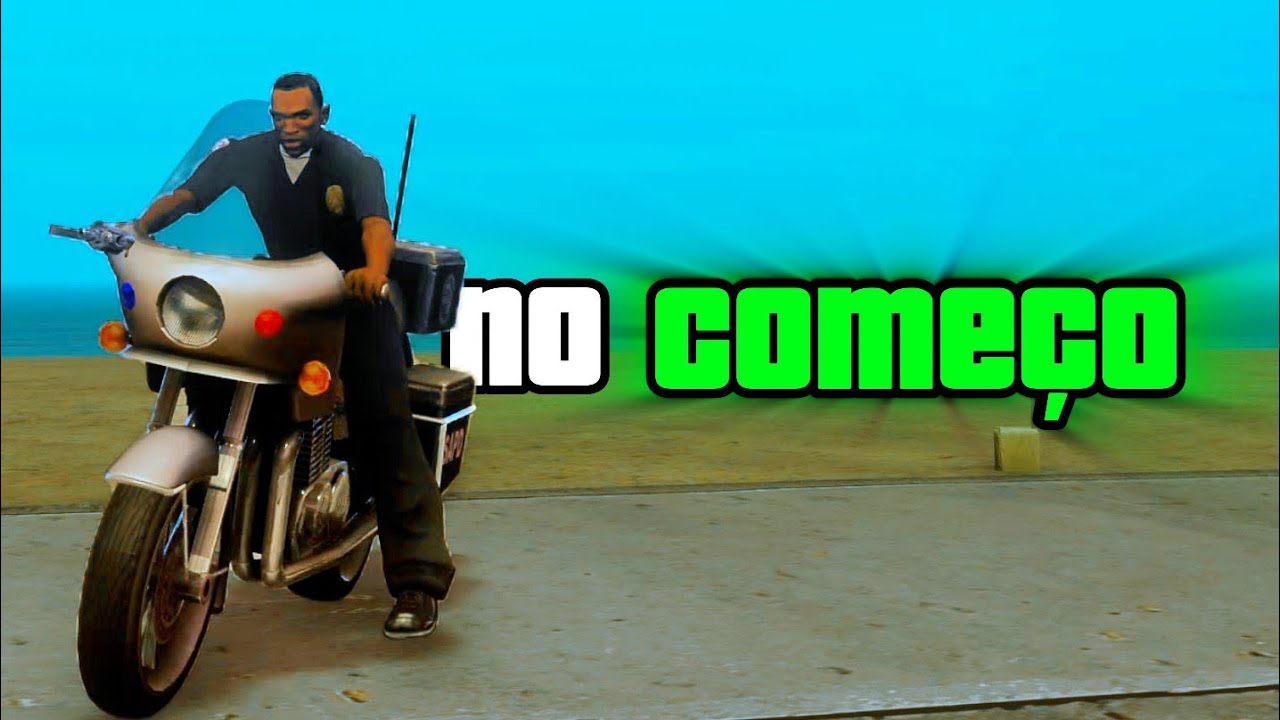 Sendo POLICIAL ANTES DA PRIMEIRA MISSÃO do GTA San Andreas.