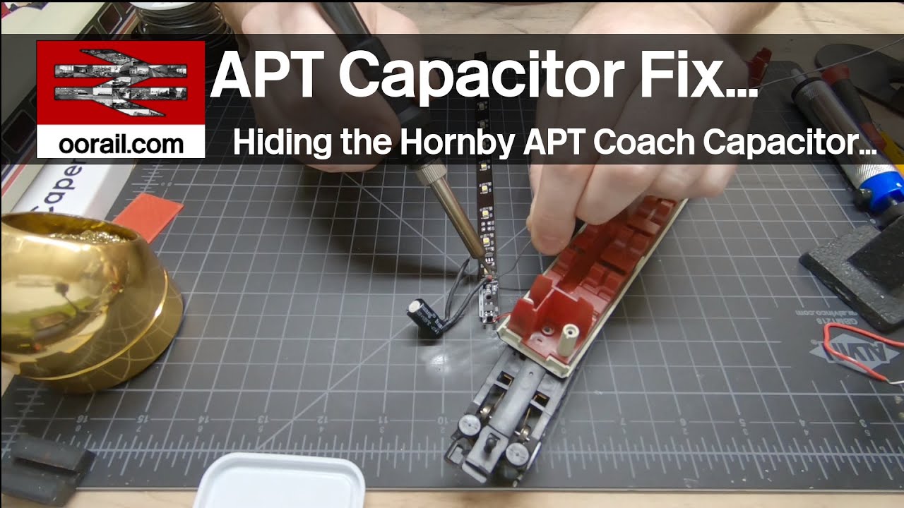 Hornby APT Coach Capacitor Fix | oorail.com