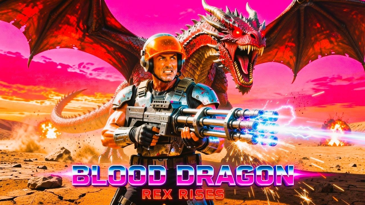 SYLVESTER STALLONE in BLOOD DRAGON 🐲 The 80s Action Epic Movie! (2026)