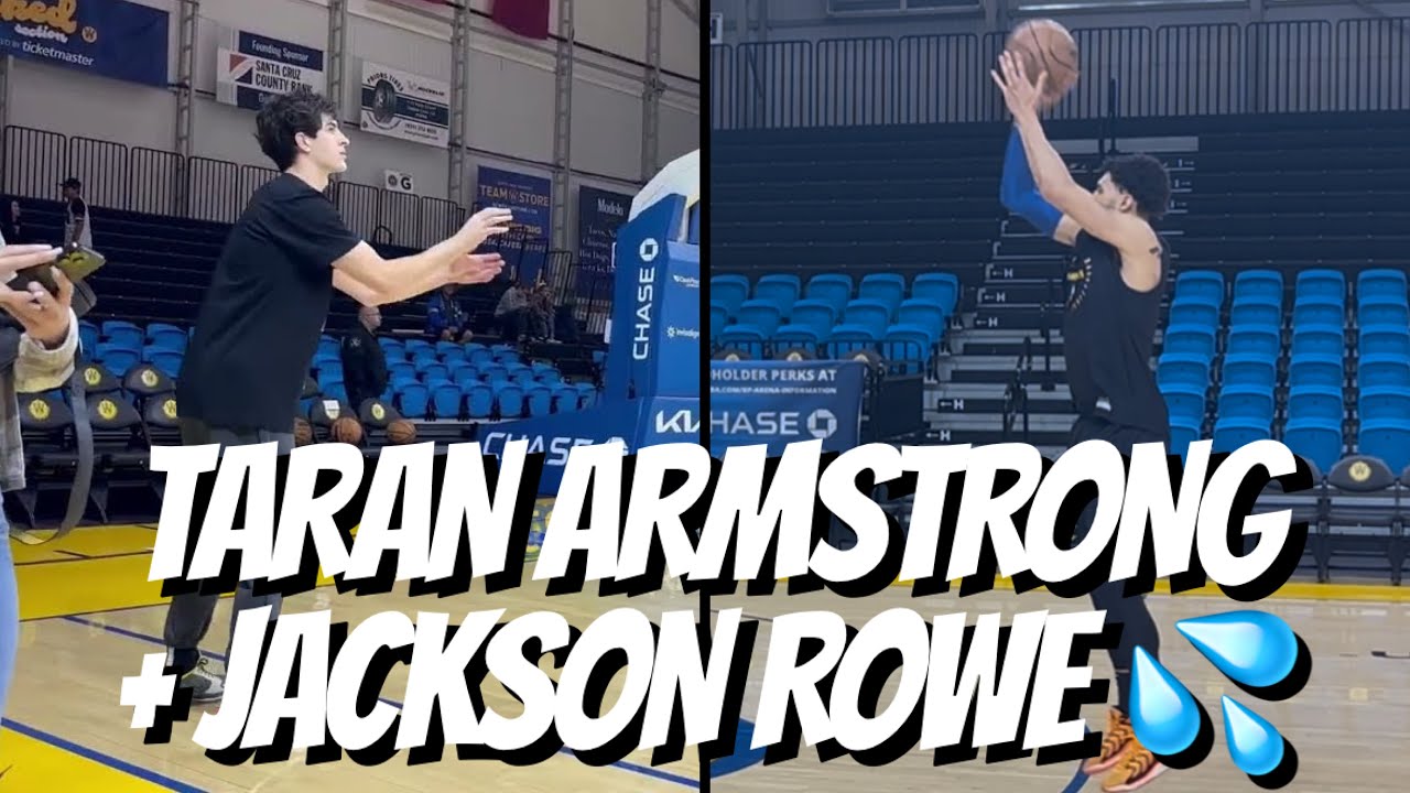 Taran Armstrong workout 💦 + Jackson Rowe + Blake Hinson, pregame Santa Cruz Warriors G League
