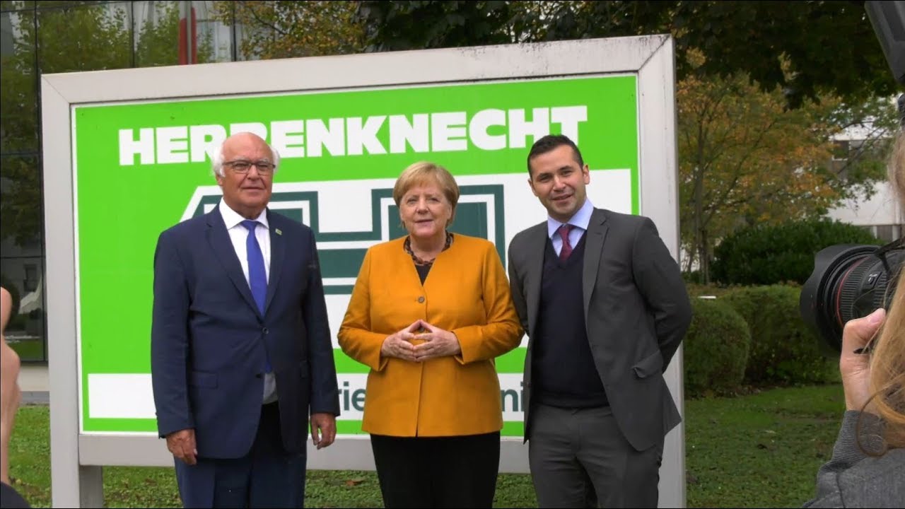 Visit of the Chancellor Dr Angela Merkel at Herrenknecht in Schwanau_ENG