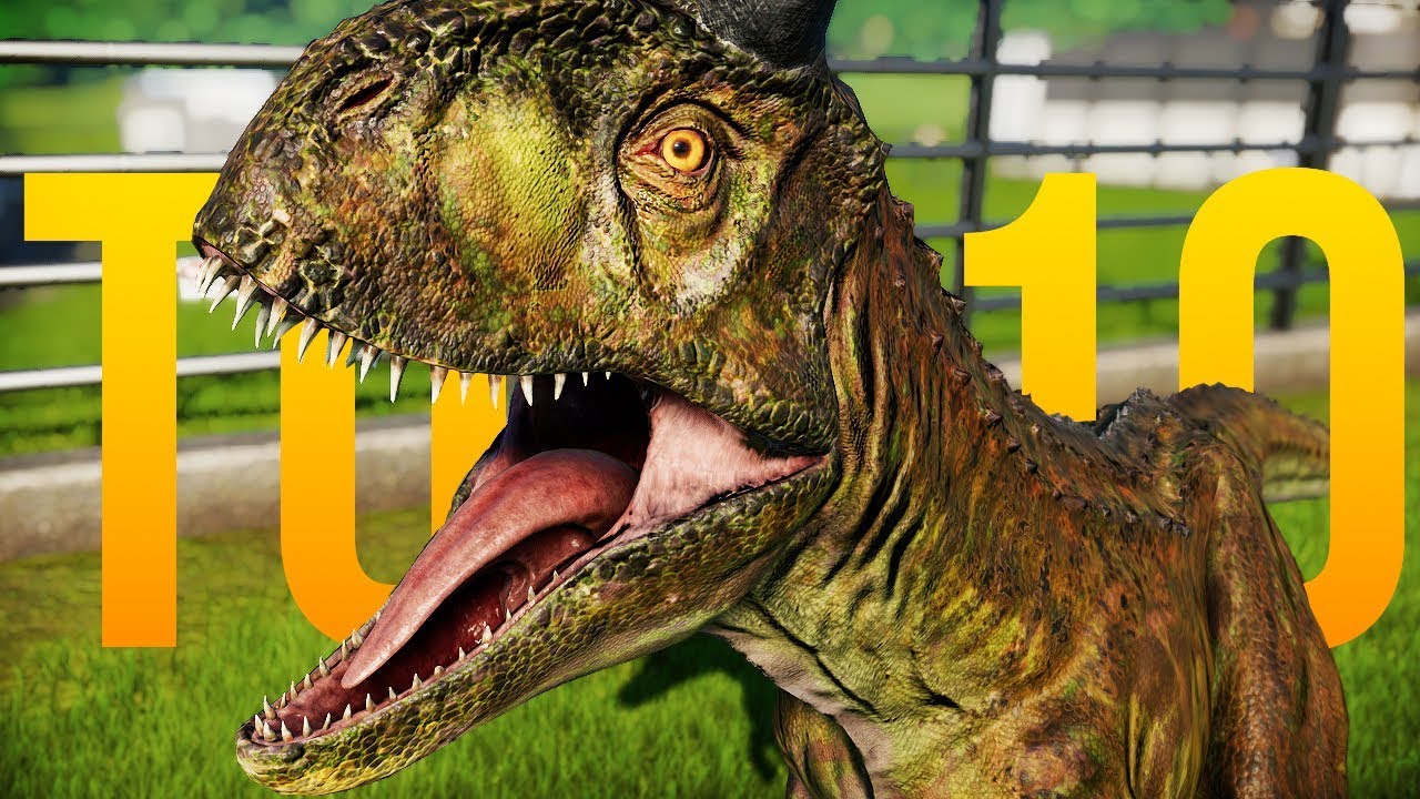 The Top 10 BEST DINOSAURS In Jurassic World: Evolution