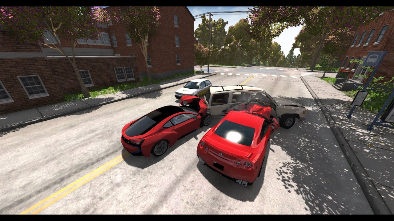 High speed crashes #12 (music) - BeamNG.drive