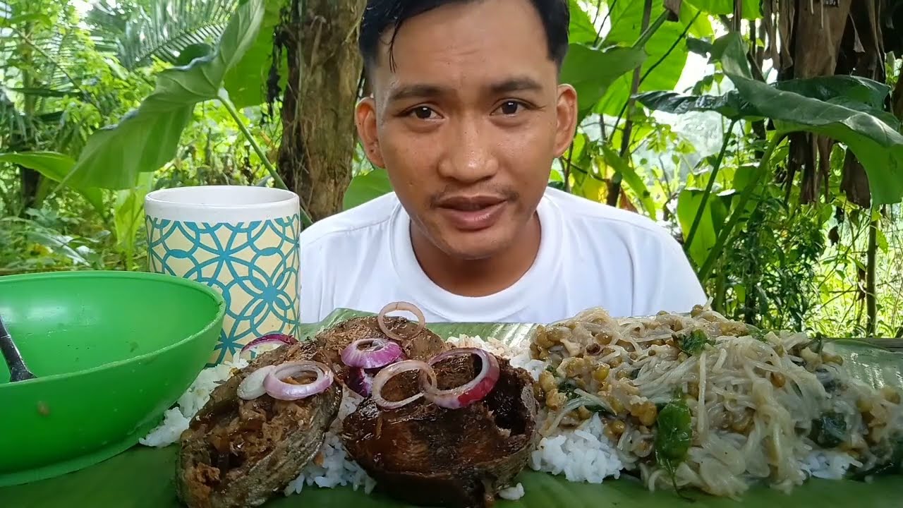 Adobong Tulingan at Ginisang Monggo MUKBANG | ASMR