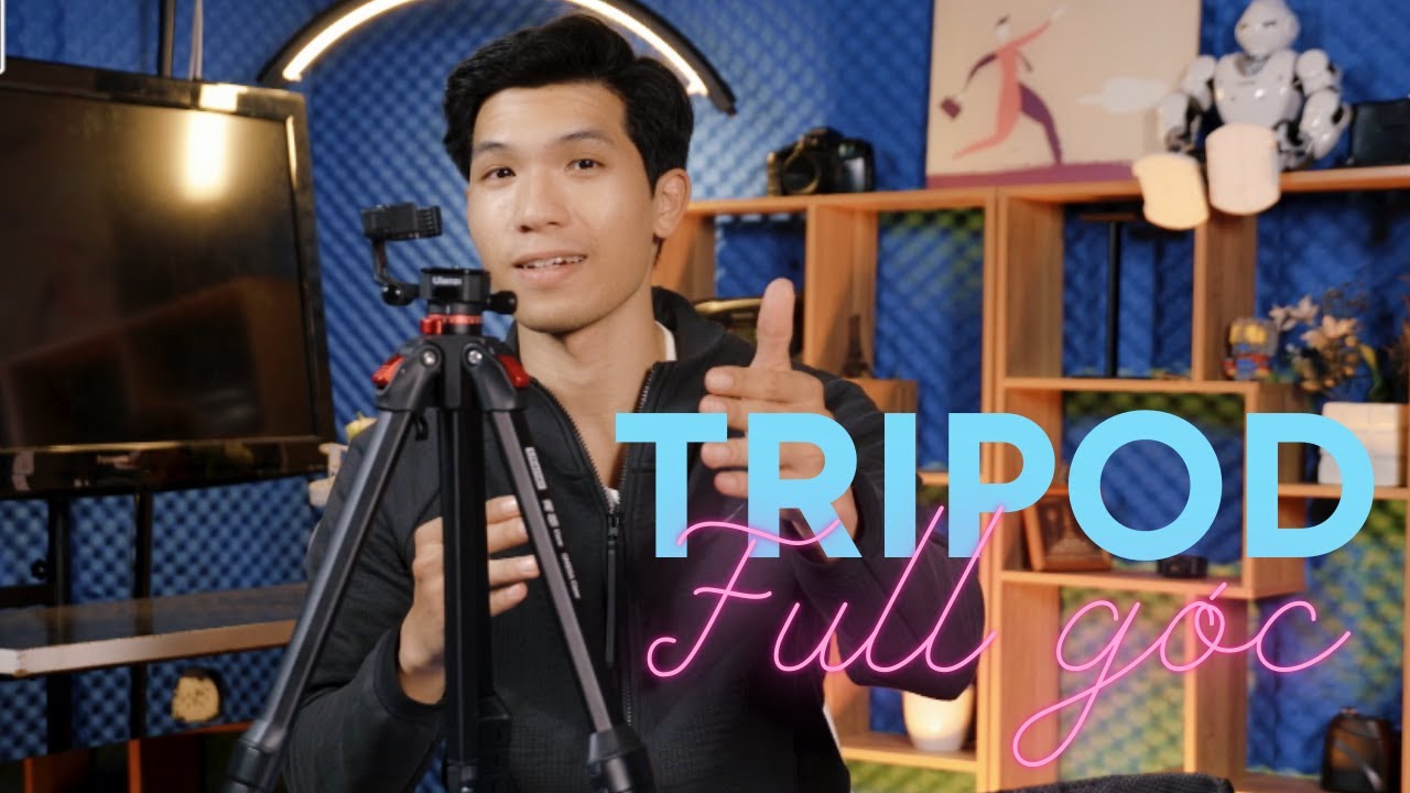Chân tripod quay đủ góc - dùng cho máy quay, điện thoại | Ulanzi OMBRA TT07