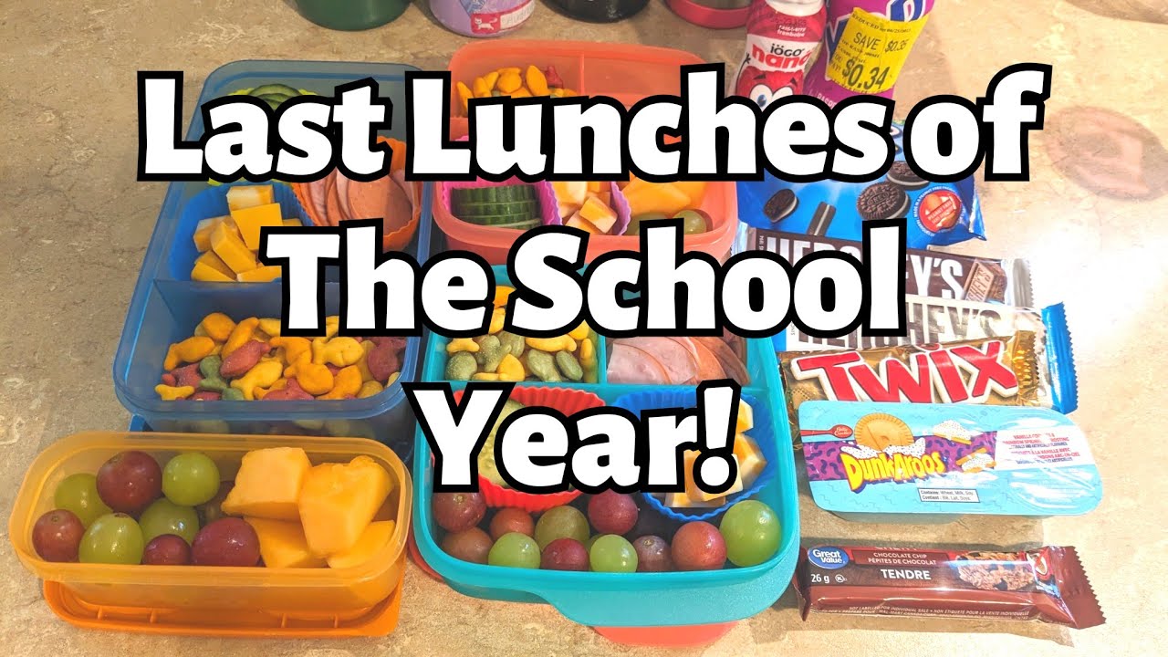 SIMPLE SCHOOL LUNCH IDEAS || EASY LUNCHES FOR KIDS || YEAR END LUNCHES.