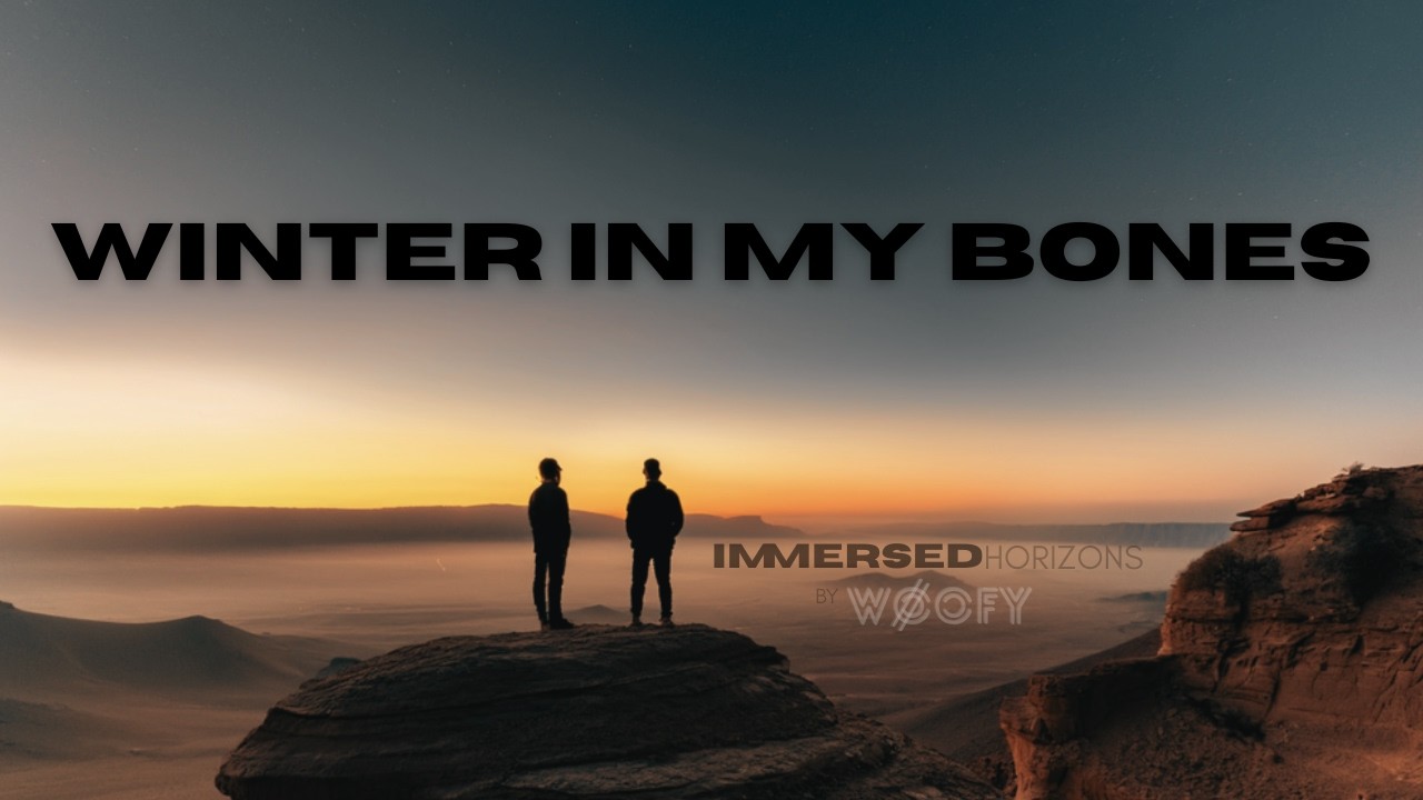 WØOFY – Winter In My Bones (Lyric Video) | Dark Melodic Deep House • Emotional Winter Electronic