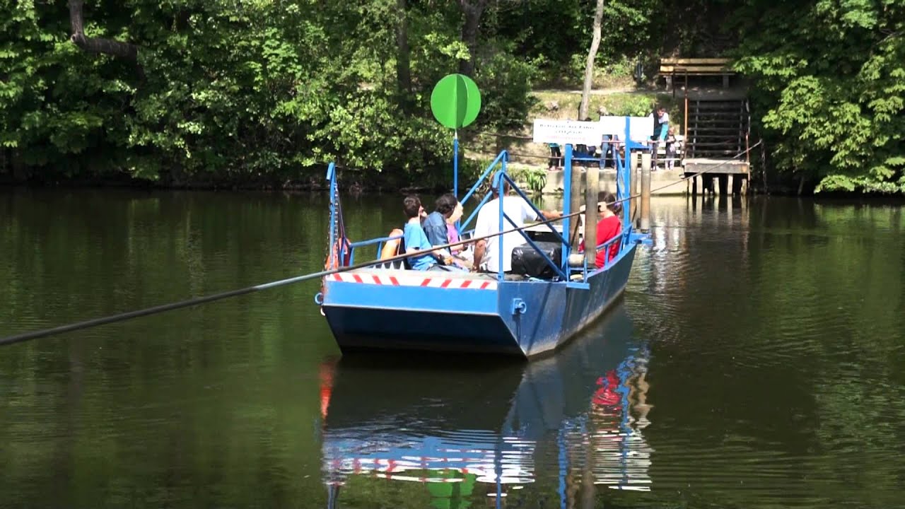 Bad Kösen - Mit der Seil-Fähre über die Saale