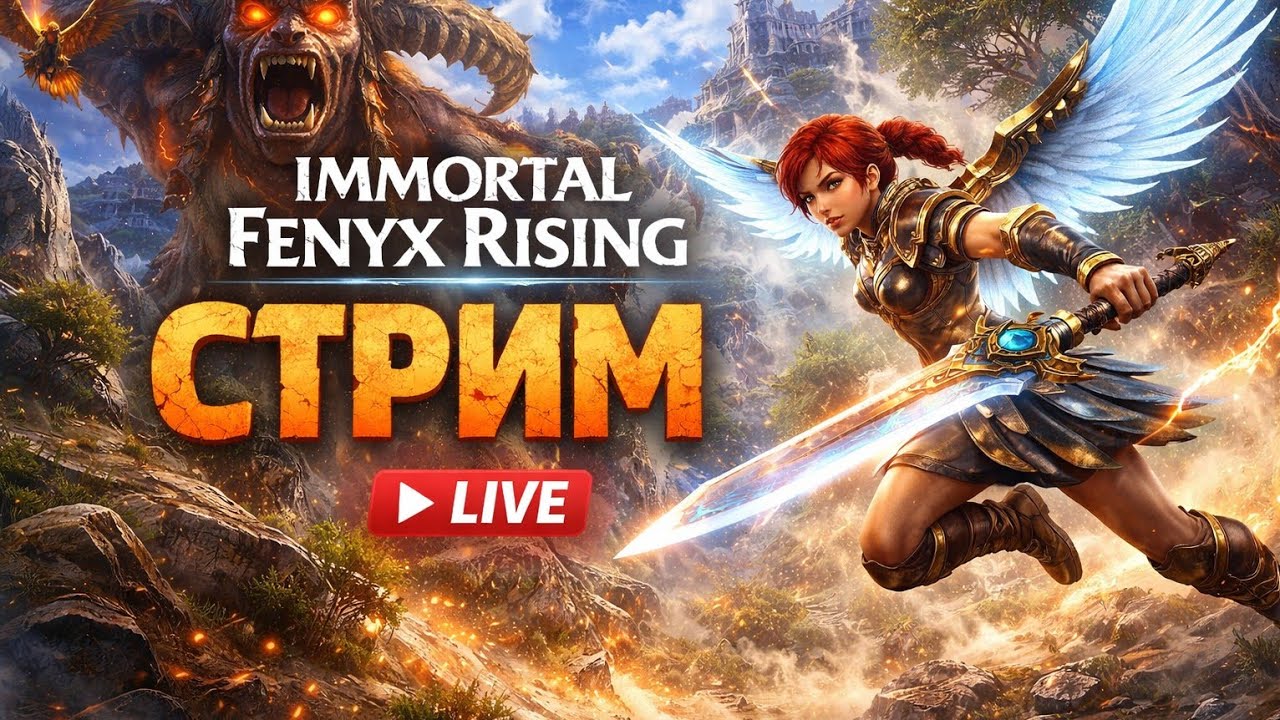 IMMORTALS FENYX RISING | Побеждаем богов и титанов ⚡ Первый заход