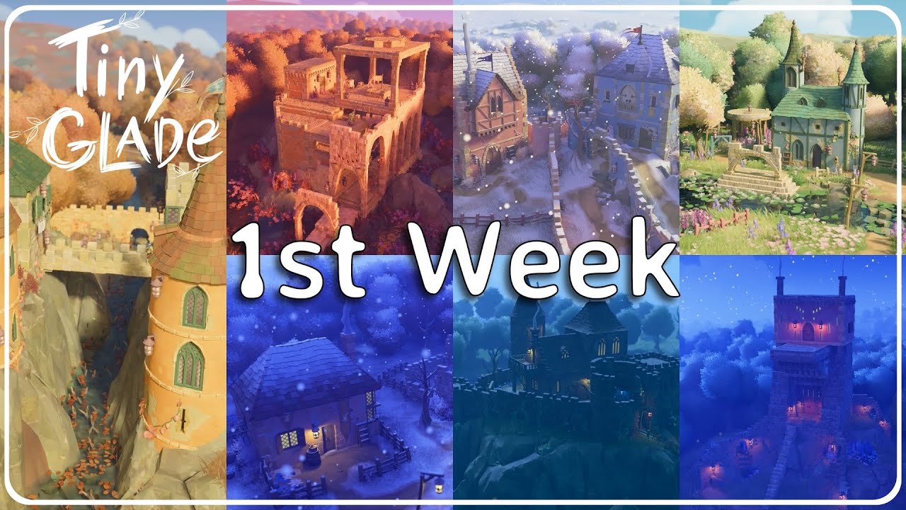 Tiny Glade - All Daily Themes of the 1st Week