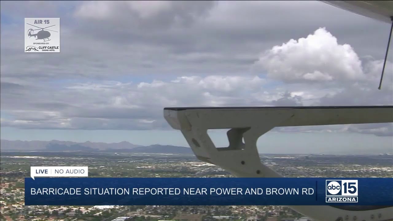 NOW: Barricade situation near Power and Brown Roads