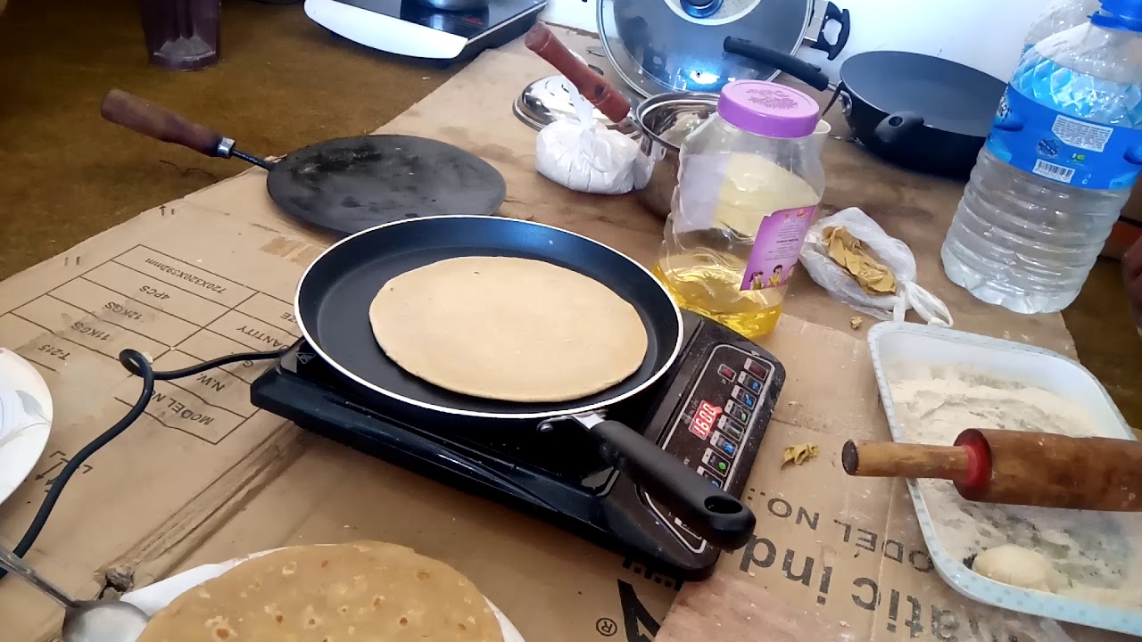 انڈکشن چولہے پر روٹی بنانے کا طریقہ# How to make Roti on Induction Cooker# induction stove