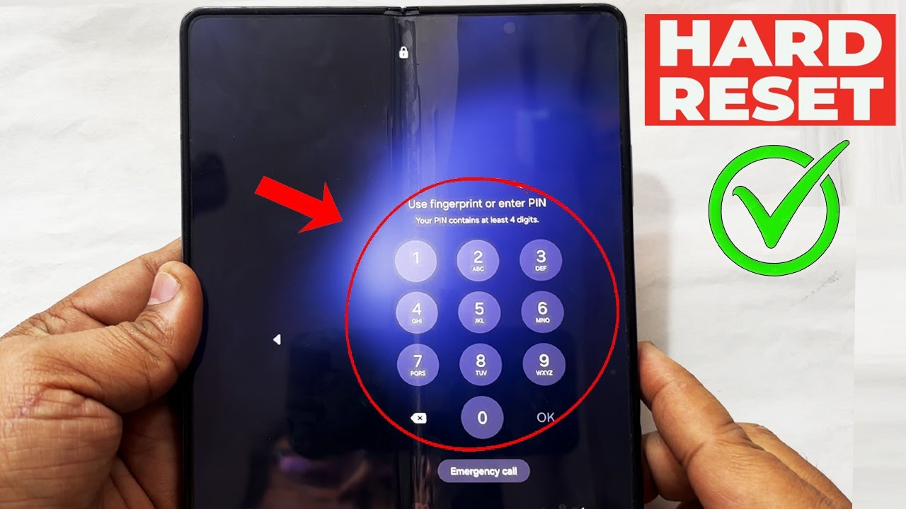 All Samsung Galaxy Z Fold 2/3/4/5/6/7 - Hard Reset | Pin Pattern Unlock | Format
