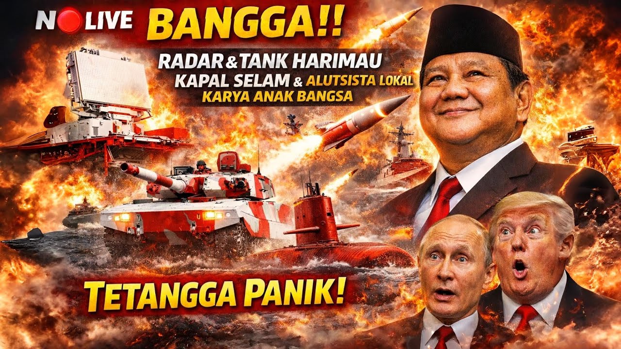 🔴 BANGGA‼️ KARYA ANAK BANGSA Radar Tank Harimau dan Alutsista Buatan Dalam Negeri - Tetangga Panik!