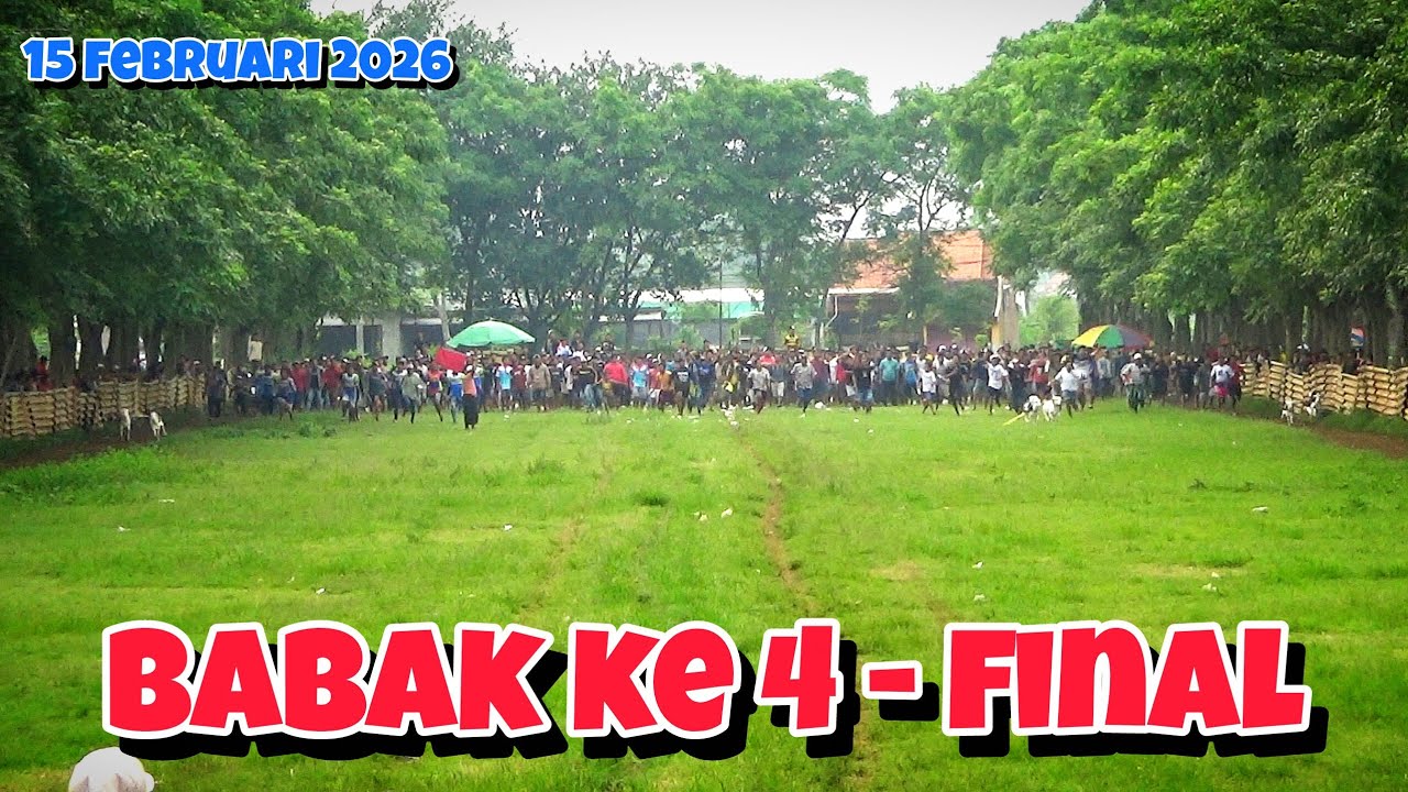 BABAK KE EMPAT SAMPAI FINAL KARAPAN KAMBING 15 FEBRUARI 2026