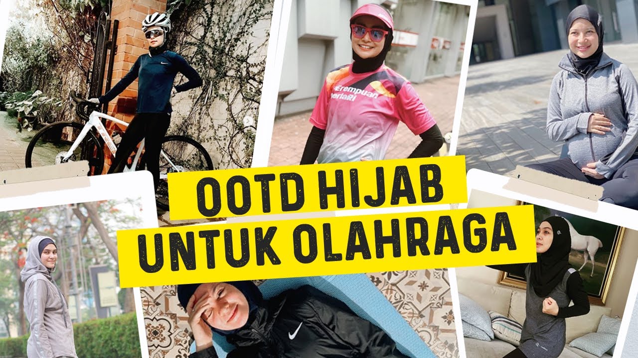 50+ OOTD Hijab untuk Olahraga dari Para Selebriti | Bonus OOTD Hijab Olahraga buat Bumil