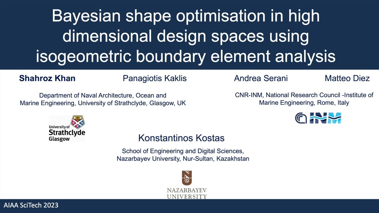 Bayesian shape optimisation in high dimensional design spaces using isogeometric analysis
