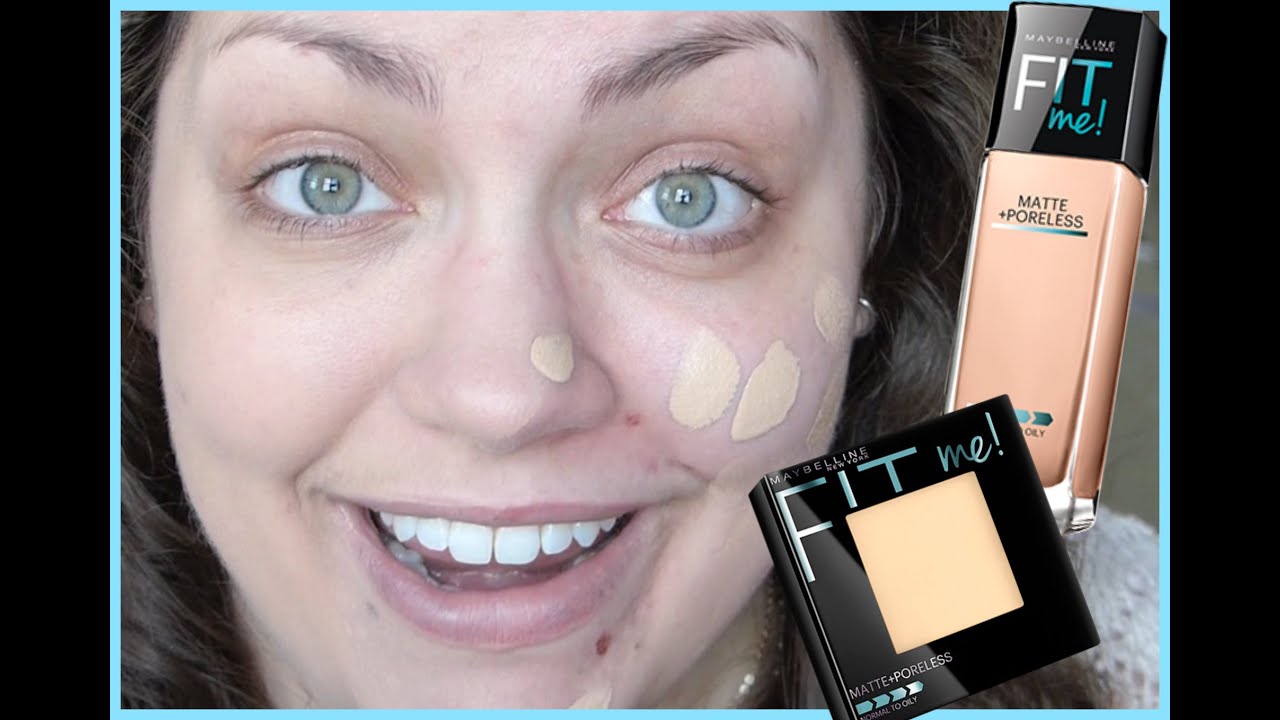 YouTube Made Me Buy It!: Maybelline Fit Me! Matte + Poreless Foundation & Powder