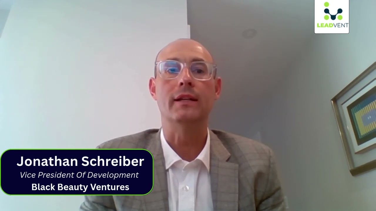 Jonathan Schreiber, Black Beauty Ventures, 5th Annual Floating Solar PV Forum