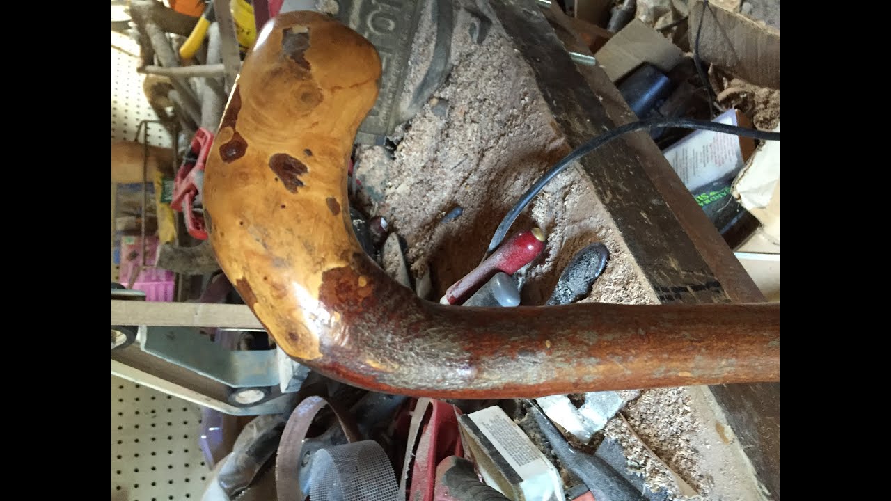 Refurbishing an Old Walking Stick Part 1