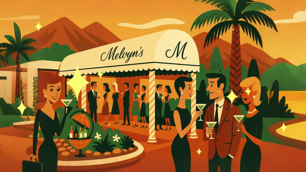 60'S ATOMIC JAZZ LOUNGE MUSIC - COCKTAILS AT MELVYN'S