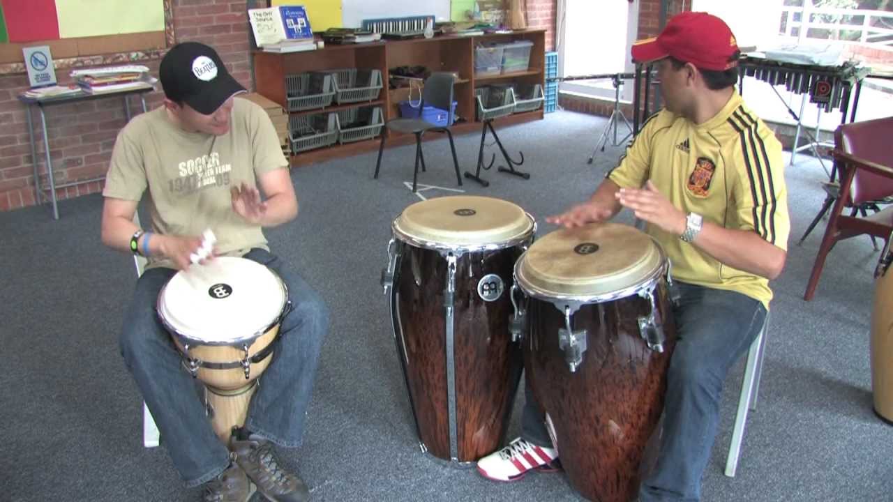 Solo de Congas y Djembe